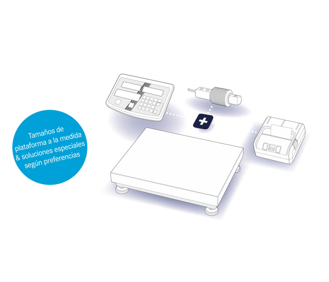 Sistemas de pesaje personalizados con integración de software y hardware en el servicio CUSOS Customized Solution